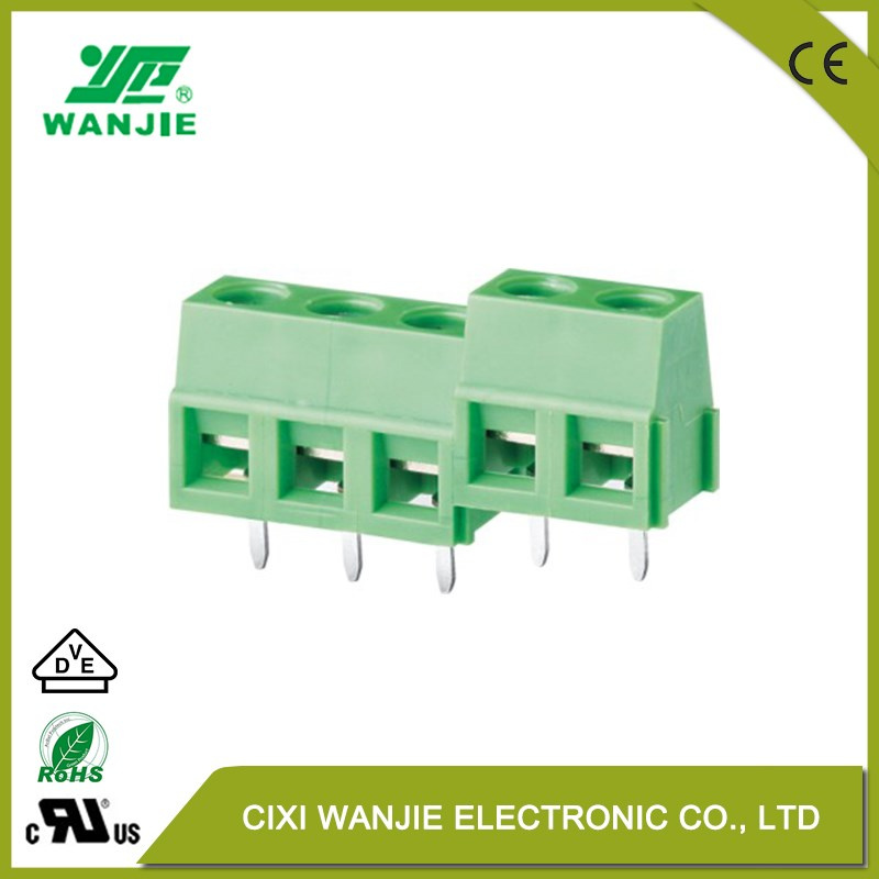 PCB Terminal Block Connector, 5.0mm, 5.08mm