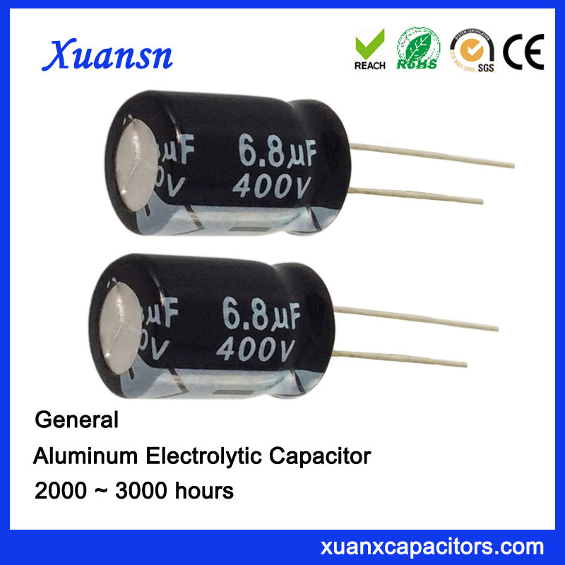 6.8UF 400V Electrolytic Capacitor Manufacturers