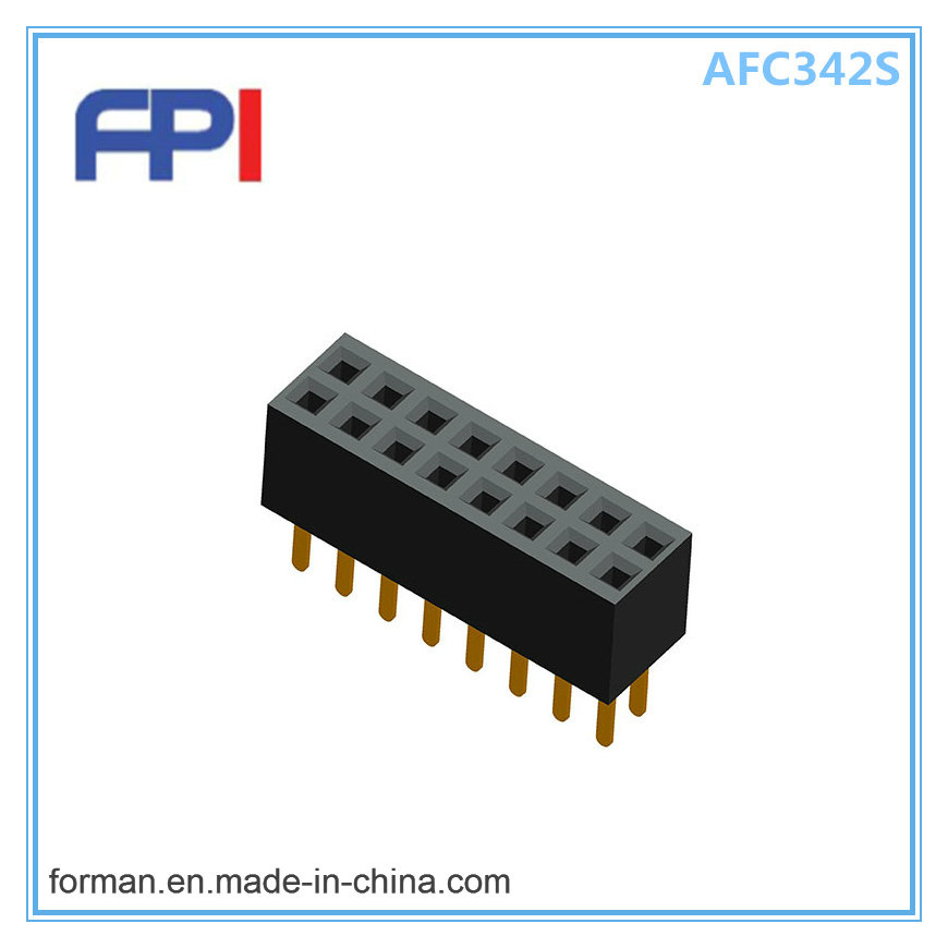 1.27mm 16pins DIP Type Female Header