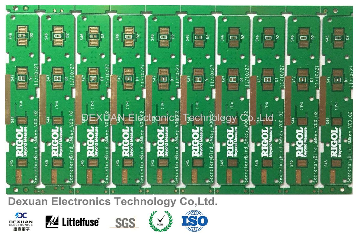 High-Quality Double-Sided Printed Circuit Board PCB with Immersion Gold for Electronics