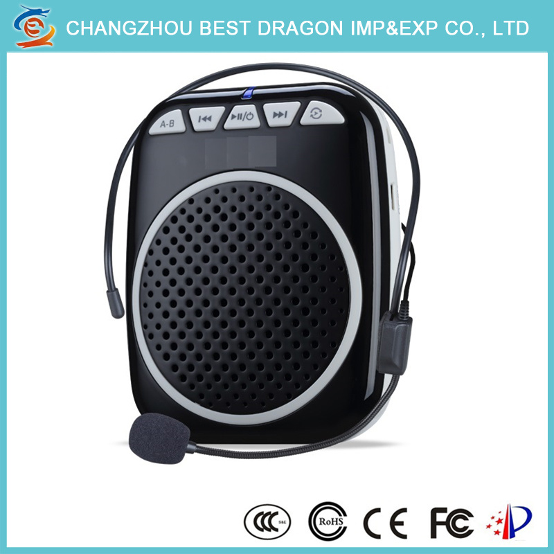 Mini Waist Wireless Portable Light Amplifier with Speaker for Guiders and Meeting