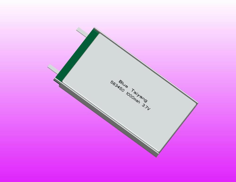 Lp583450 1000mAh Lithium Battery DV Hine High Temperature Lithium Batteries