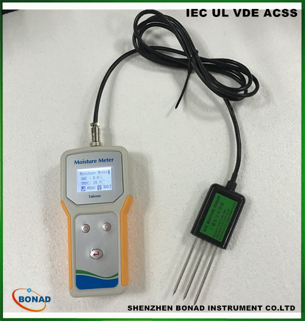 RS485 4-20mA Soil Temperature Moisture Sensor for Volumetric Content Test