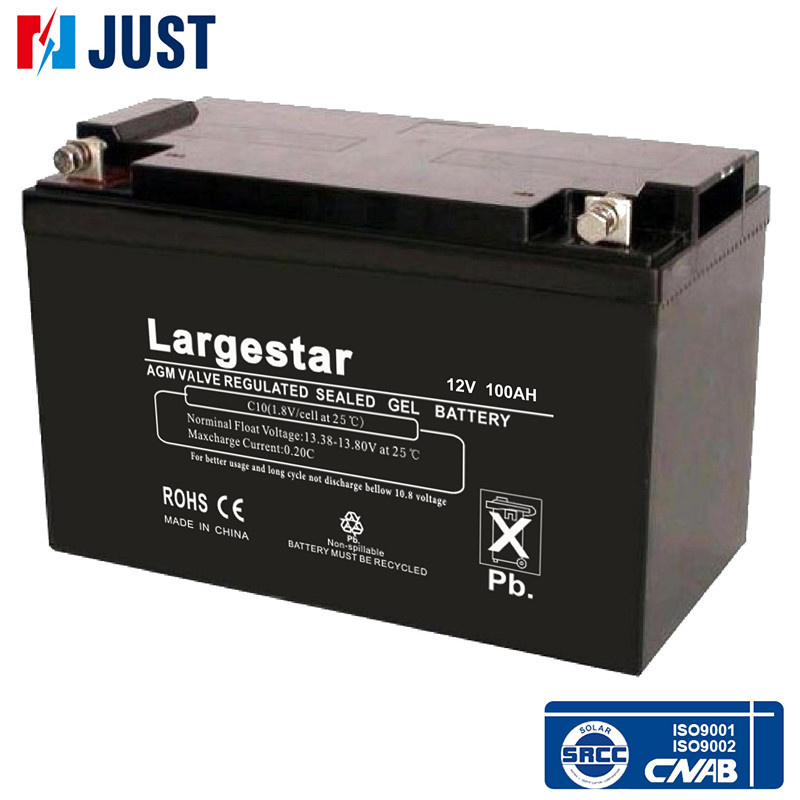 12V 100ah Lead Terminal AGM Value Regulated Sealed Gel Battery