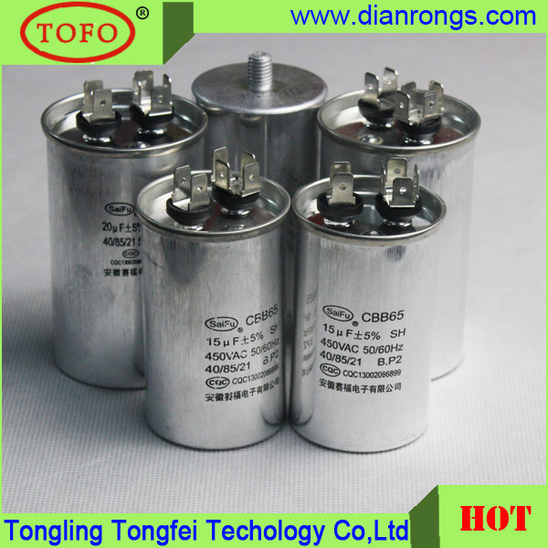 Cbb65 AC Single and Dual Capacitor with Long Life