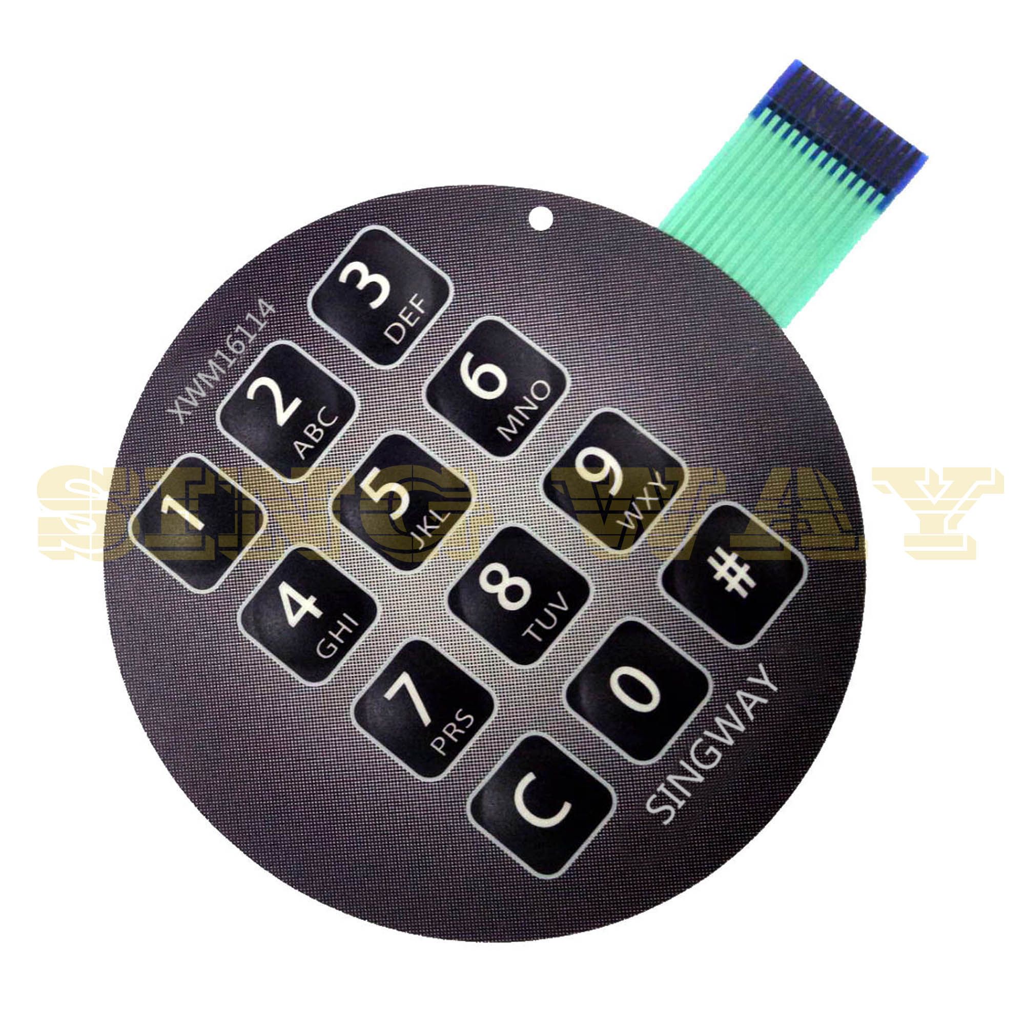 Membrane Switch with PCB by Singway