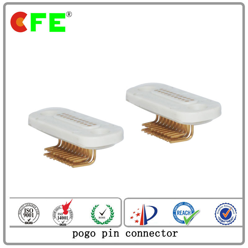 20pin 90 Degree Right Angle Spring Pogo Pin Connector