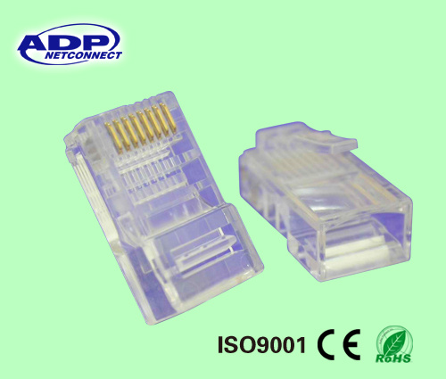 Unshielded Cat5e/CAT6/CAT6A/Cat7 RJ45 Modular Plug