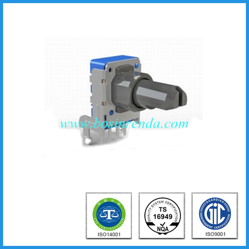 Vertical Type Insulted Shaft Rotary Potentiometer with 6 Pins for Mixer Amplifier