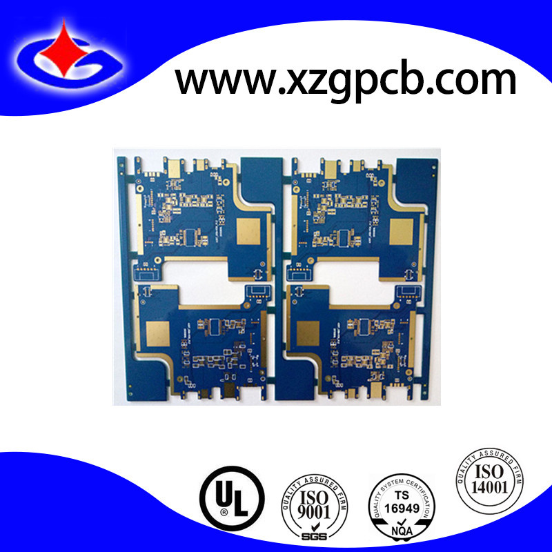 4 Layer Tg140 Enig Nanya Np-140 Blue Mask PCB