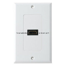 Single HDMI Connector Wall Plate