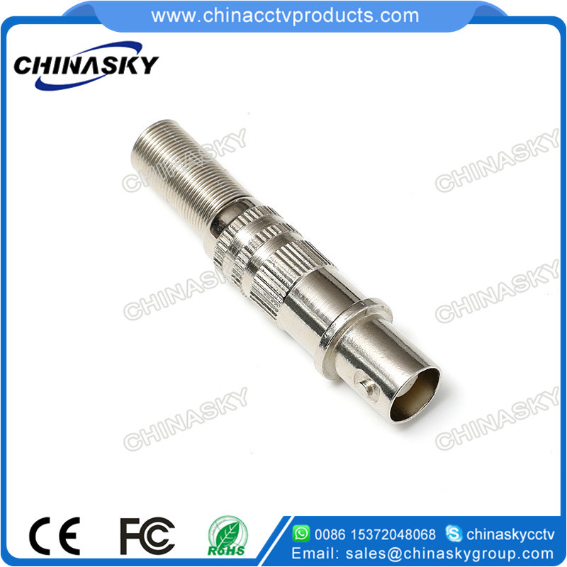 Female CCTV Solder BNC Connector with Boot and Spring (CT5050)