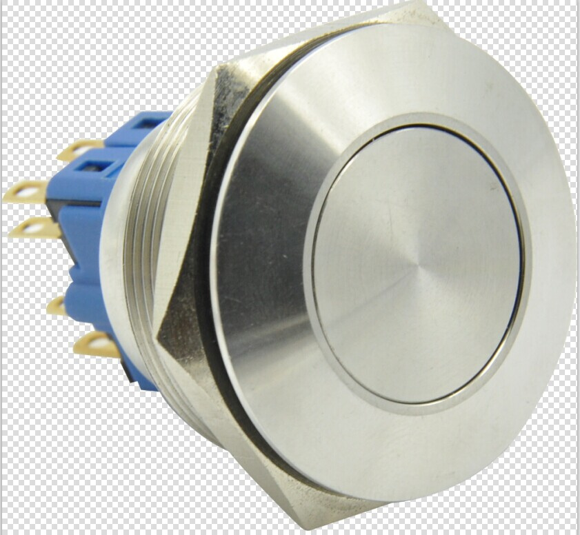 30mm Stainless Steel 1no 1nc Momentary Waterprrof Push Button Switch