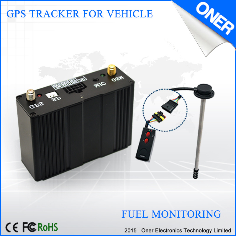 GPS Vehicle Tracker with Fuel Sensor and Temperature Sensor
