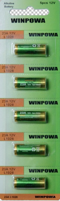 12V Alkaline Battery Pack for Remote Control (23A)