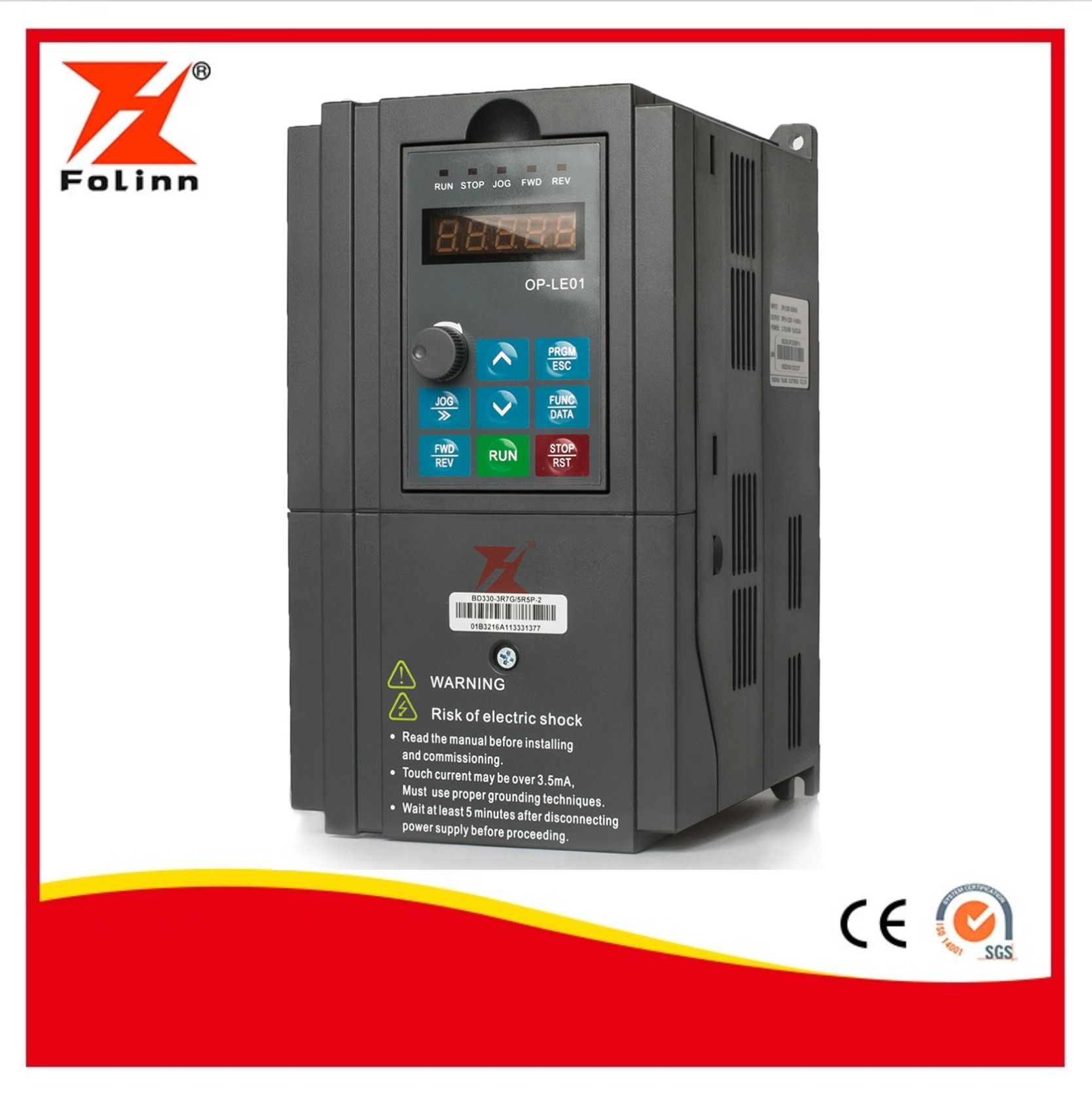 Sensorless Vector Control Frequency Inverter AC Drive 220V/380V