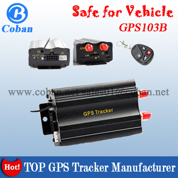 Best Vehicle GPS Tracker Tk 103b with Realtime Web Based Tracking and Acc/ Door Open/ Shock/ Built in Acceleration Sensor Alarm