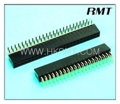Female Header 2.54mm Double 90 Degree