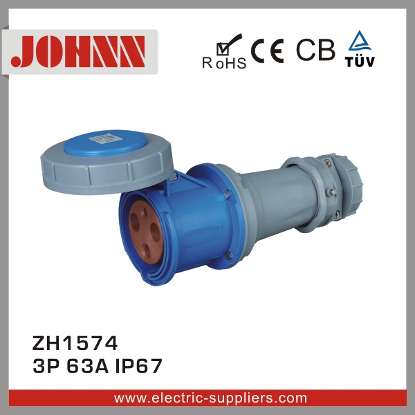 IP67 3p 63A Great Quality Connector for Industrial