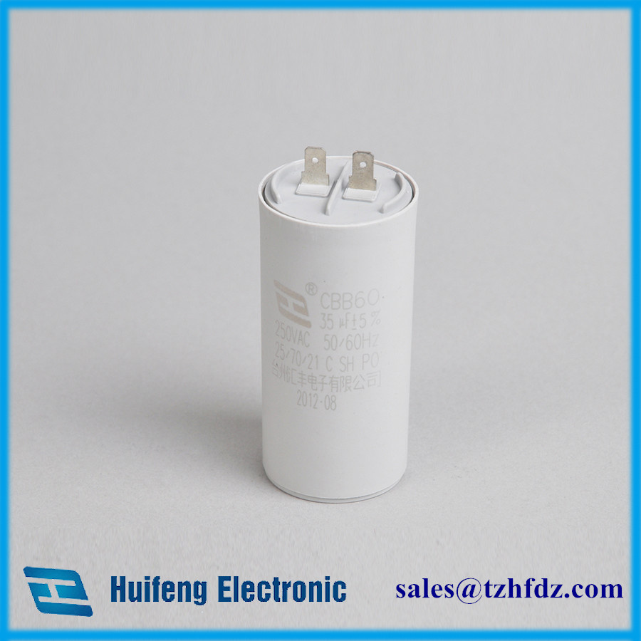 Cbb60 Motor Run Capacitor with Pins