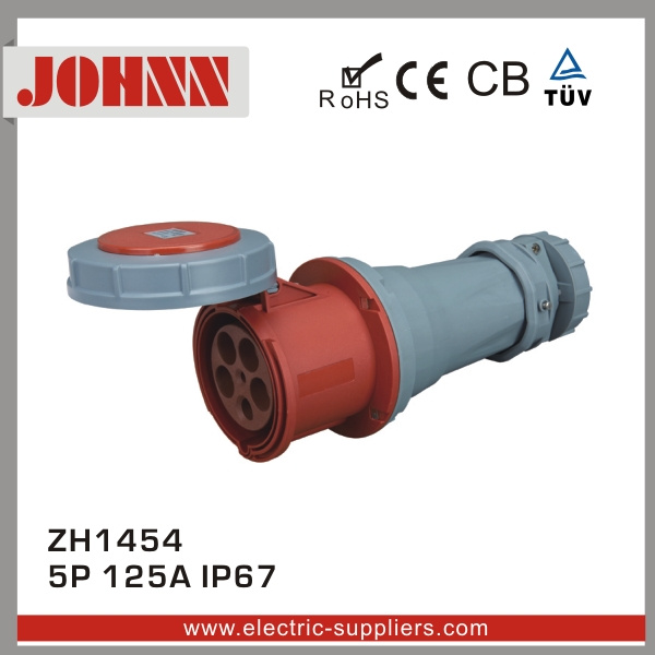 IP67 5p 125A Connector for Industrial with Ce Certification