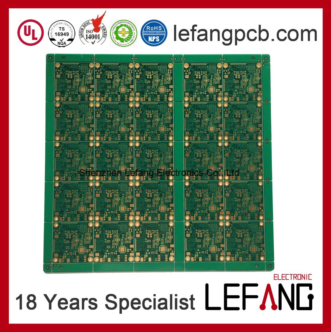 Multilayer Enig Circuit Board PCB for IR Remote Car Key