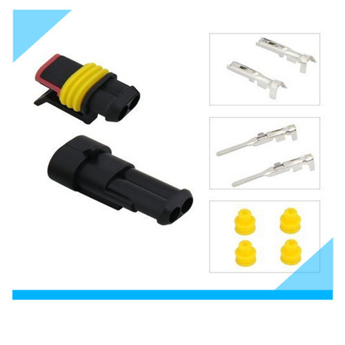 Replacement Auto AMP Waterproof 2 Pin Connector for Car