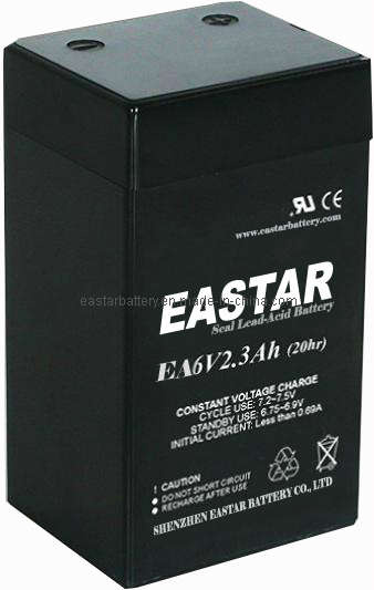 Lead Acid Battery 6V, 2.3ah (EA6-2.3)