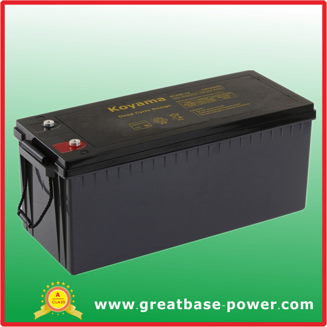 Long Life Deep Cycle Solar & Wind Power Battery 240ah 12V