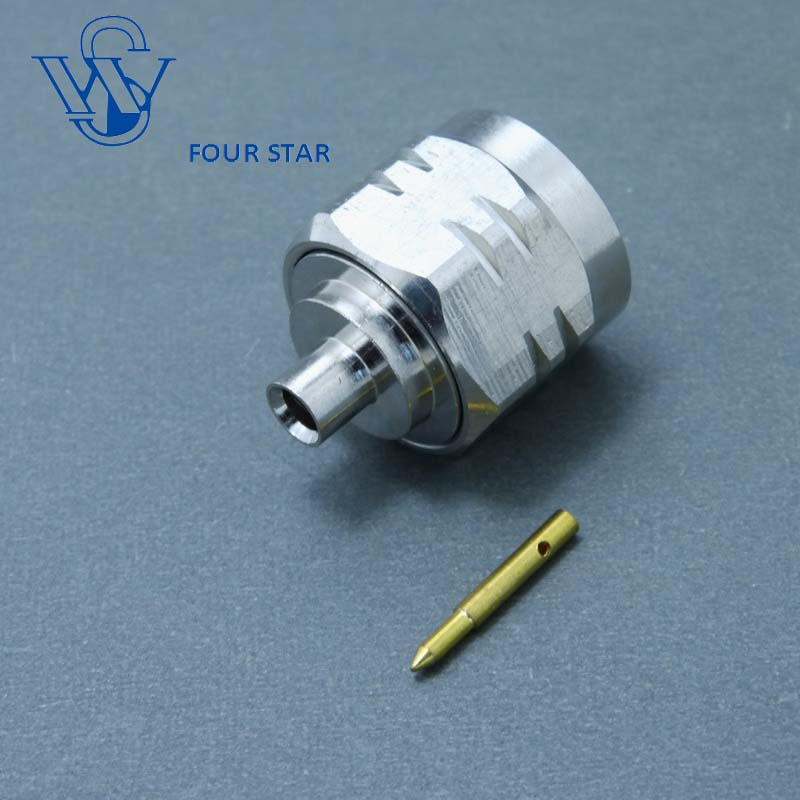 N Male Plug Solder Connector for Rg402 Cable