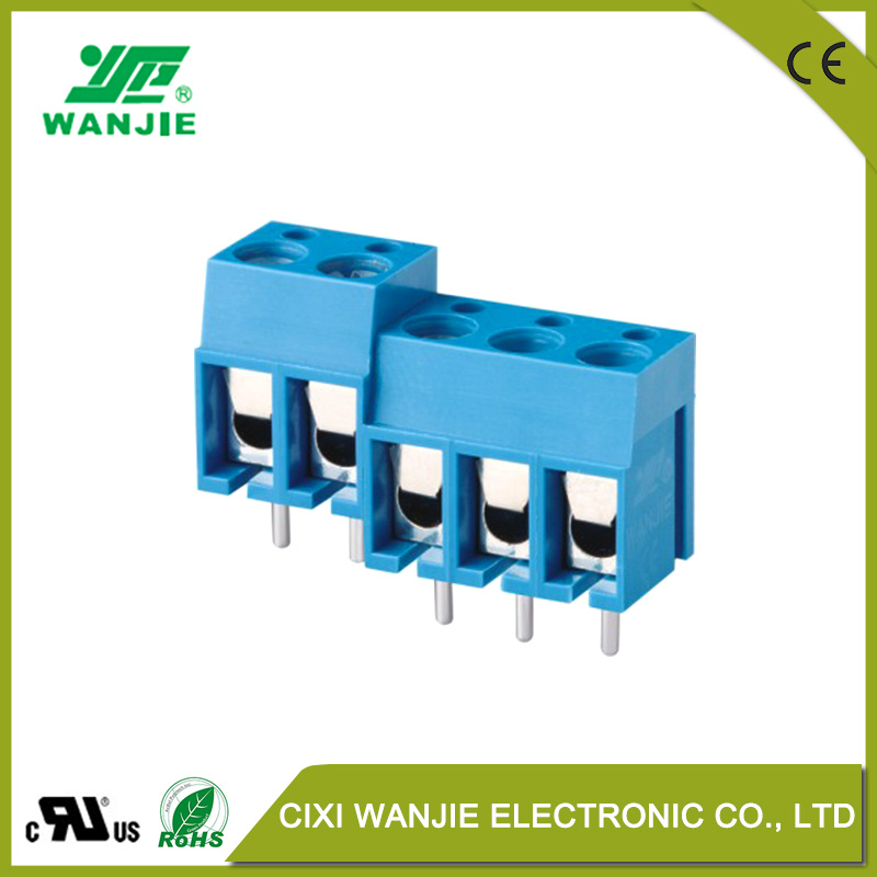 PCB Terminal Block Screw Conection for Eletrical Motor Wj300, Pitch 5.0mm
