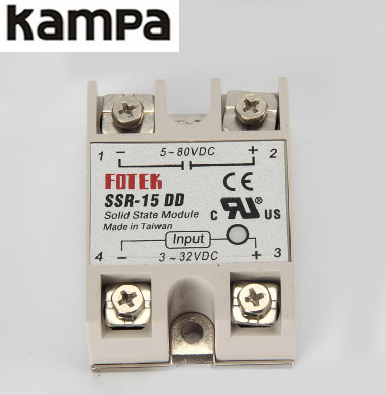 Foteck SSR-15dd DC DC Solid State Electric SSR Relay