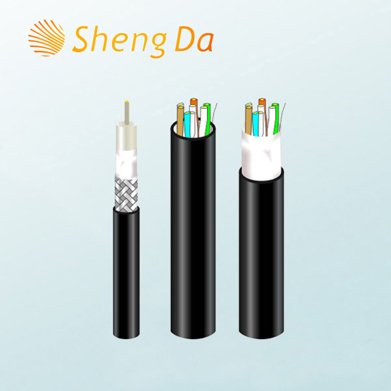 Digital Communication Coaxial RG6 with Cat5/Cat5e/CAT6/Cat6e Cable