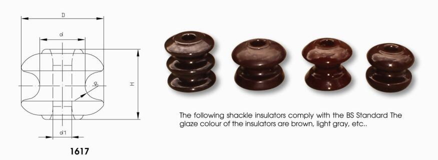 D Shackle Insulator in Insulation Material & Elements