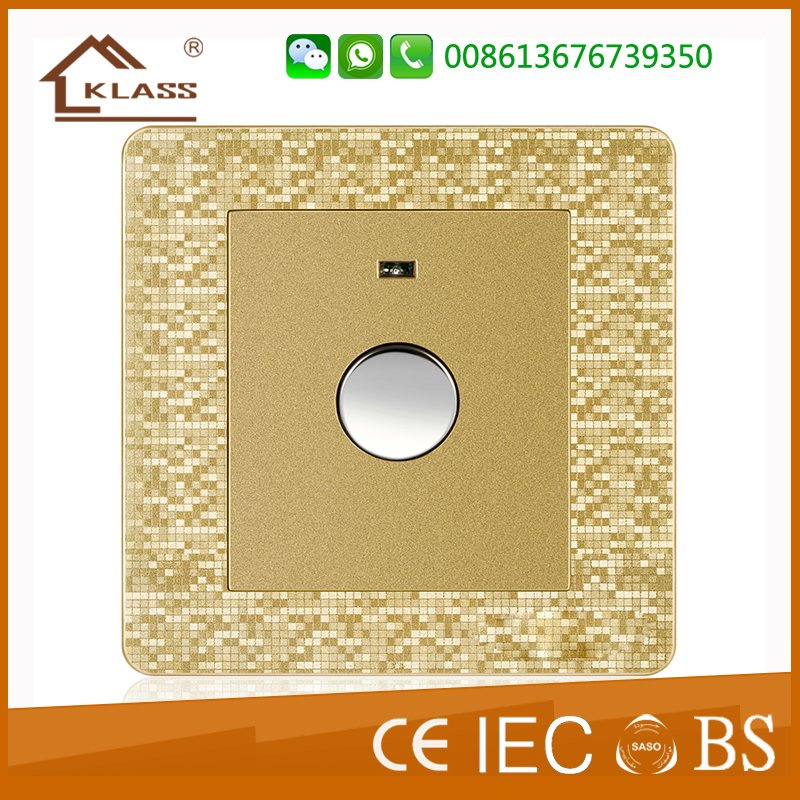 British Standard BS Wall Touch Delay Switch Time Lag Switch