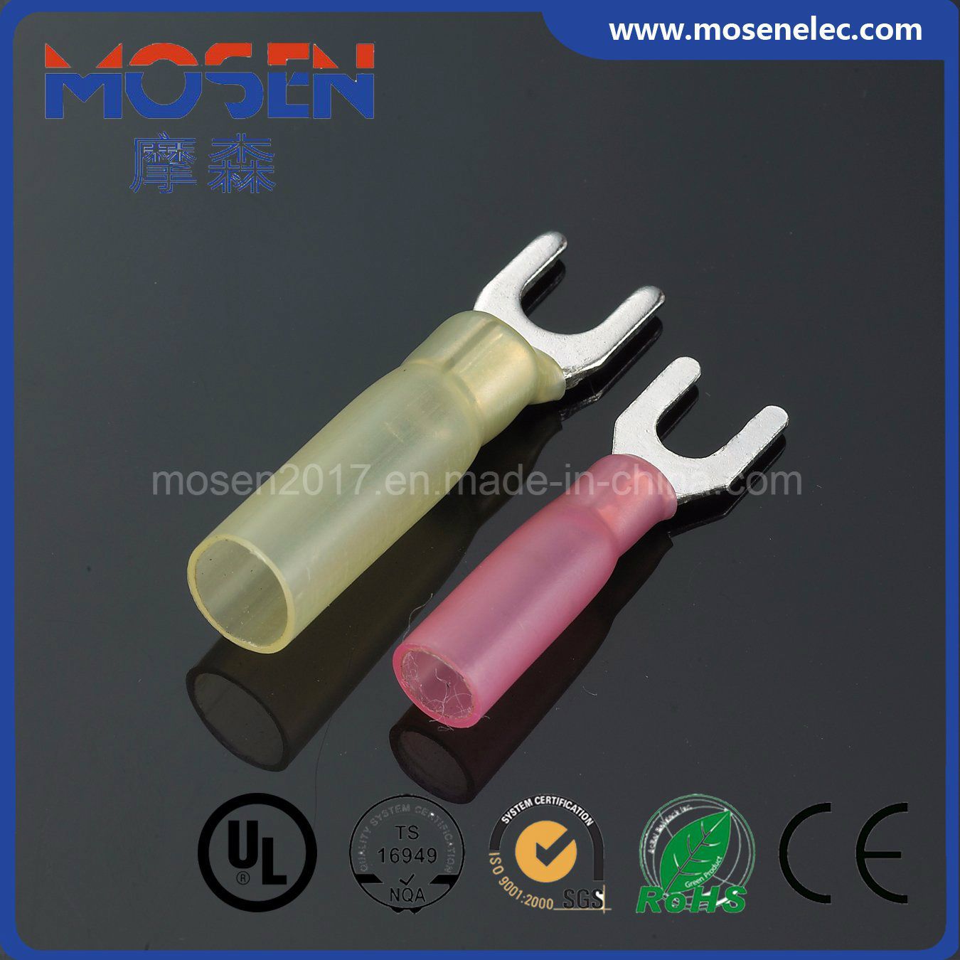 Shb Heat Shrink PE Fork End Insulation Terminal (TU-JTK)