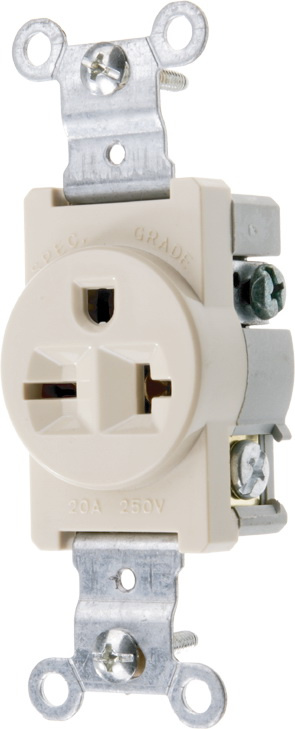 NEMA 6-20r Straight Blade UL Listing Single Socket
