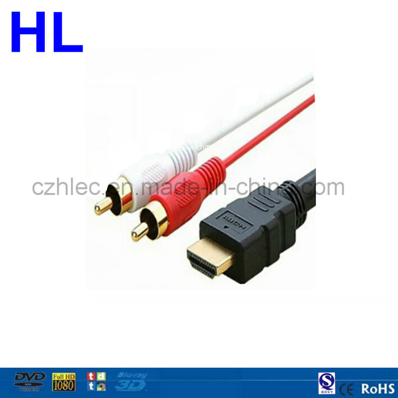 High Quality HDMI to RCA/AV Cable
