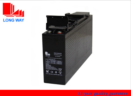 12V125ah Deep Cycle Battery with Front Terminal for Solar Power Backup