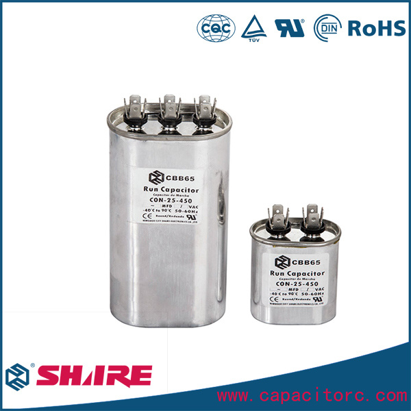 450VAC Cbb65 Air Conditioner and Refrigerator Compressor Capacitor