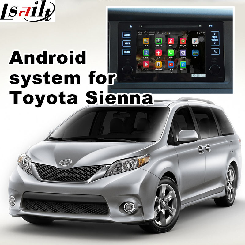 Car Android Navigation Video Interface for Toyota Sienna Cast Screen