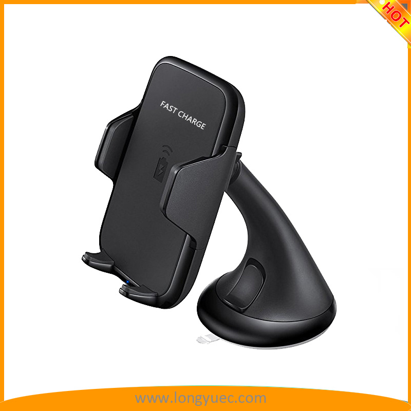Car Mount Fast Charge Qi Wireless Charger for Samsung