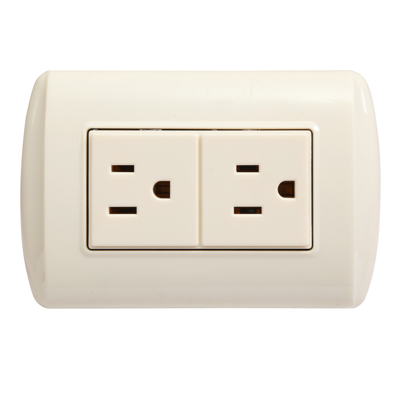 American Standard 3 Pin Ground Socket Grounding Duplex Receptacle