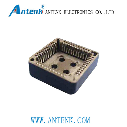 1.27/2.54mm Plcc Socket in DIP/SMT Type with Tin-Plated Contact