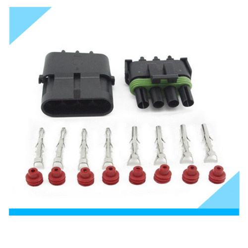 Replacement Waterproof Car Delphi 4 Pin Connector Automotive