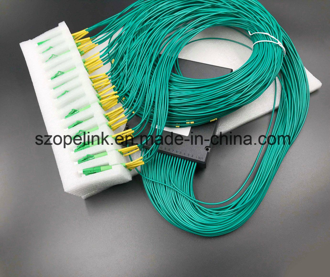 Fiber Optic PLC Splitter 1X64 Plastic Box for Local Area Network