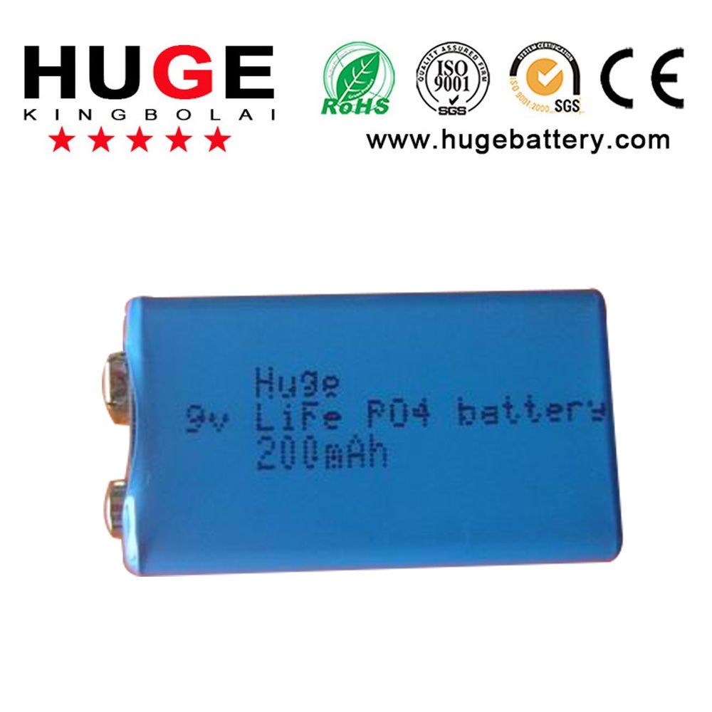 9V LiFePO4 Battery