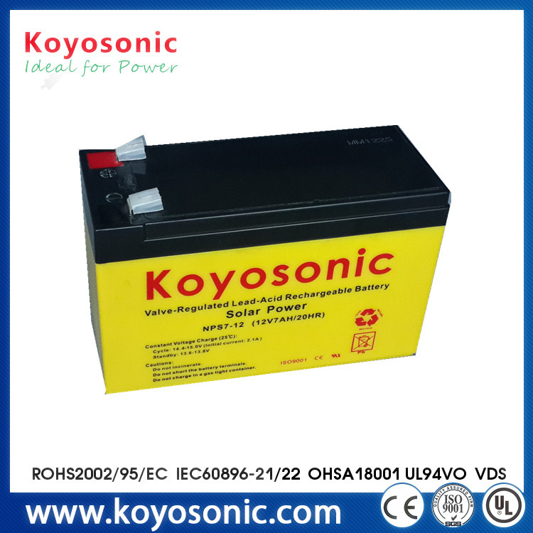 Battery for Lighting 7ah Battery 7ah 12V Battery
