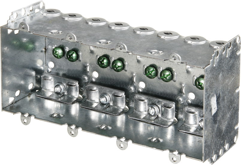 4-Gang Weld Steel Box, UL Listing