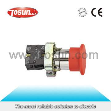 Mushroom Head Pushbutton Switch with CE Certificate